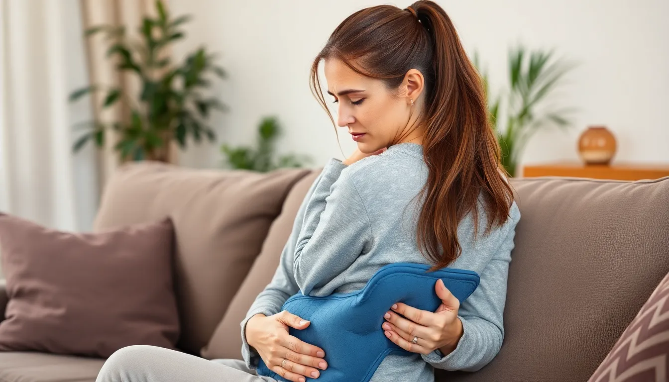 can ovarian cyst cause back pain